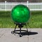 Northlight Smooth Turtle Shell Inspired Mirrored Outdoor Garden Gazing Ball - 10" - Green